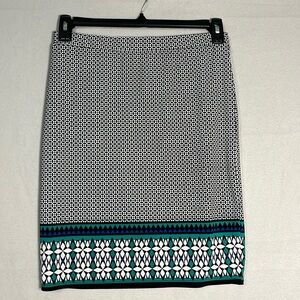 Max Studio Mini‎ Skirt Geometric Stretchy Womens Size Small